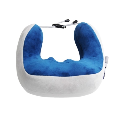 Perna de pescoço personalizada de forma U Suporte de descanso cervical Avião de carro espuma de memória almofada de viagem almofada de pescoço