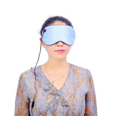 Moda USB Silk aquecido Sleep Eye Mask Para olhos secos Compressão quente Viagem
