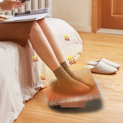 Elegante banquinho eléctrico aquecedor de pés com aquecimento por grafeno Design ergonômico Temperatura ajustável