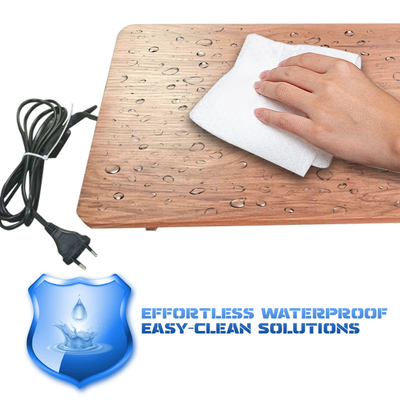 Elegante banquinho eléctrico aquecedor de pés com aquecimento por grafeno Design ergonômico Temperatura ajustável