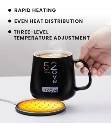 Modelagem elegante de caldeirão com aquecimento de caneca A combinação definitiva de estilo e funcionalidade