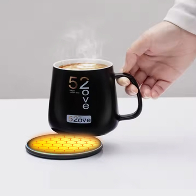 Plano de aquecimento de garrafas com carregamento sem fio