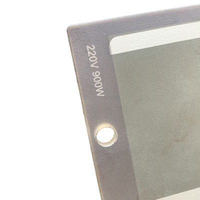 Placa de aquecimento elétrico com elemento de aquecimento de alta eficiência para aparelhos domésticos