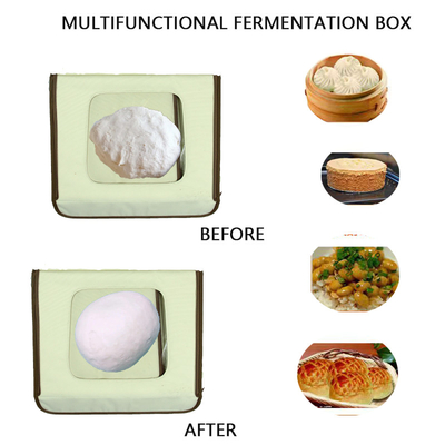 Caixa de proteção de massa de pizza para utensílios de cozinha Controle de temperatura e configuração de temporizador para fermentação e ferramentas de pastelaria de panificação