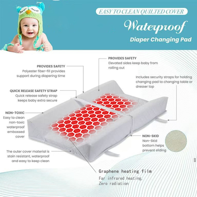 Pad de fraldas personalizadas para bebês com aquecedor de infravermelho distante