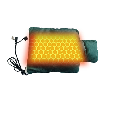 5V/2A aquecedor de mão elétrico de tecido super macio de cristal com controle de temperatura de três velocidades