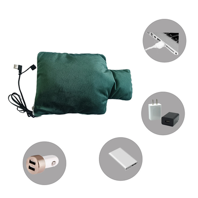 5V/2A aquecedor de mão elétrico de tecido super macio de cristal com controle de temperatura de três velocidades