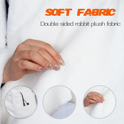 Graphene Far Infrared Heating Shawl cobertor elétrico para ajuste preciso de temperatura 45-65C