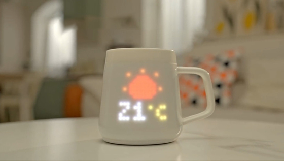 Presentes personalizados definidos para o Dia da Mãe caneca de cerâmica reforçada com pixel display presente de design moderno