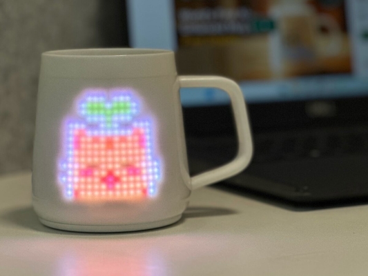 Presentes personalizados definidos para o Dia da Mãe caneca de cerâmica reforçada com pixel display presente de design moderno