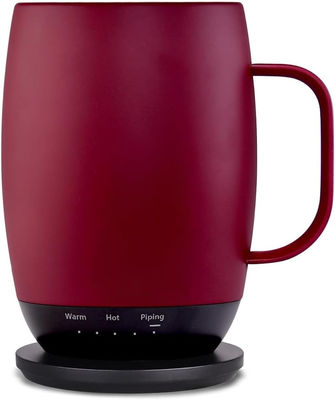 Portátil estilo digital de fábrica concebido de auto-aquecimento Drinkware temperatura controlada Directo beber caneca de café viajar sem fio