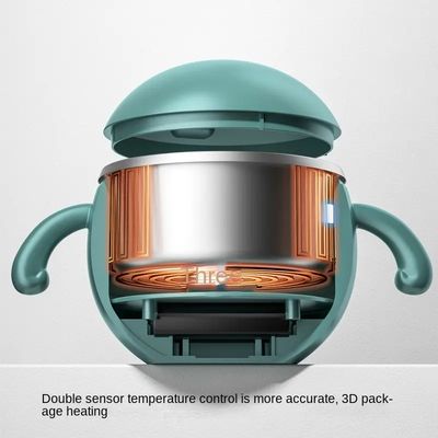 300ml Baby Food Warmer Bowl HW01 Portable Electric Big Stainless Steel Baby Food Container Warmer For Travel