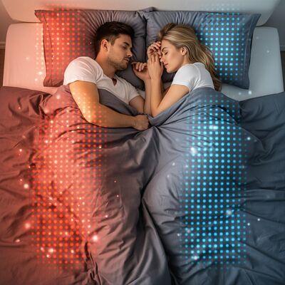 O Sheerfond Cooled Blanket Cobertura inteligente de fluxo térmico para dormeiros quentes