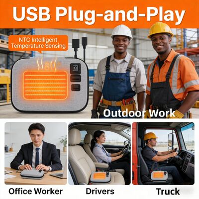 Bolsa Portátil e Dobrável para Aquecimento de Alimentos com Forro de Folha de Alumínio de Grau Alimentício e Tecnologia de Aquecimento Alimentada por USB para Qualquer Momento