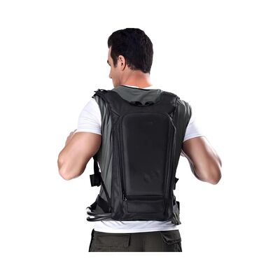 Veste de refrigeração inteligente Sistema de refrigeração de mochila de energia com temperatura ajustável e construção de nylon durável para o exterior