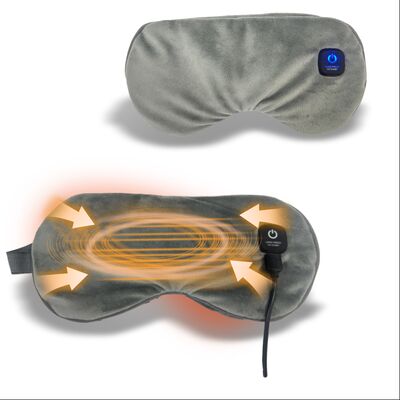 Máscaras para olhos sem fio para alívio de olhos secos, melhor sono, almofada aquecedora de olhos lavável para viagens e com casca substituível