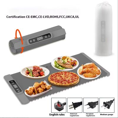 Smart Home Multifuncional Dobrável Tabuleiro de Cortar Quente Tapete Flexível de Silicone Vegetal Quente Po Conservação de Calor Rolável