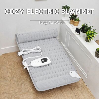 SHEERFOND Cobertor Elétrico Uso doméstico Inverno Elemento de arame de aquecimento de alta qualidade Flanela 120V Lava-se vários níveis de calor