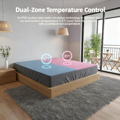 Resfriamento de alta densidade Colchão resfriado a água Tamanhos personalizados Desenho portátil dobrável Massagem de suporte Conforto Lavável