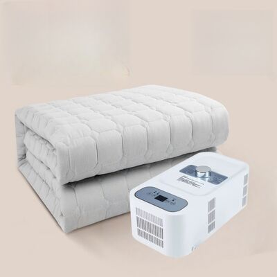 Luxo 600TC de algodão de bambu controle de temperatura de zona dupla Smart cama colchão com sistema de arrefecimento silencioso e aquecimento suave