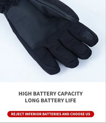 Certificado CE Guantes aquecidos com ecrã táctil USB Luvas de aquecimento elétrico baratas Luvas térmicas impermeáveis de couro Luvas térmicas impermeáveis para esqui