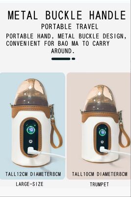 Sheerfond USB aquecedor de leite portátil 5V2A aquecedores de garrafas de bebê seguros de baixa pressão com material poli/algodão/EVA para bebês