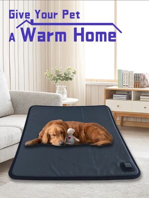 Cama elétrica para cães com sistema de aquecimento e resfriamento PTC Proteção ecológica contra superaquecimento Tapete de resfriamento para animais de estimação em todas as estações para cães e gatos