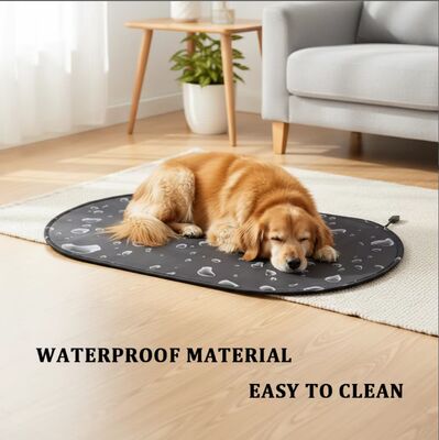 Cama elétrica para cães com sistema de aquecimento e resfriamento PTC Proteção ecológica contra superaquecimento Tapete de resfriamento para animais de estimação em todas as estações para cães e gatos