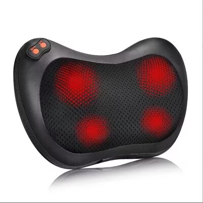 OEM ODM Personalizado Confortável Aquecimento Elétrico Massagem Travesseiro de Pescoço Ergonômico Ortopédico Contorno Cervical Cabeça Tecido Avião em Forma de U