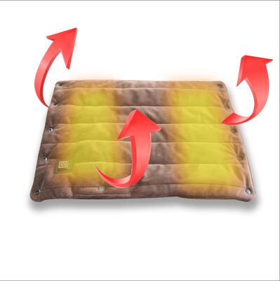 Caldeira de mão com aquecimento elétrico portátil USB 3 Temperatura ajustável Max 50°C Saco de aquecimento de mão recarregável de flanela macia Inverno Outdoor Warm Gift