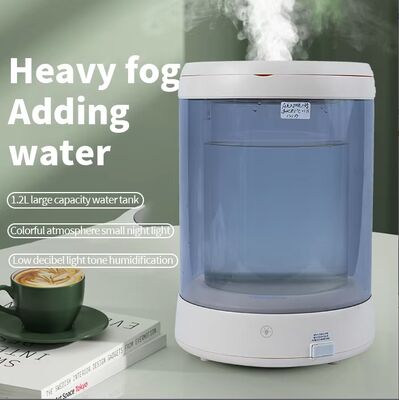 Humidificador de ar de grande capacidade de 1,2 L USB recarregável silencioso para automóveis e escritórios domésticos
