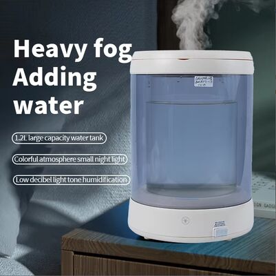 Humidificador de ar de grande capacidade de 1,2 L USB recarregável silencioso para automóveis e escritórios domésticos
