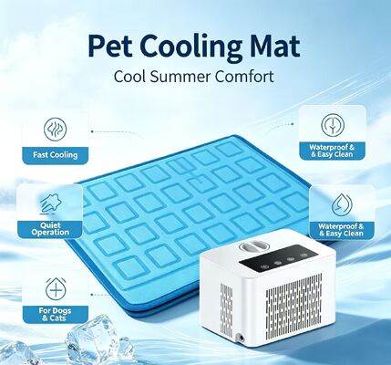 Smart cama de animais de estimação de água resfriada tapete oferece efeito de resfriamento estável e duradouro reduz a temperatura corporal do animal de estimação e desconforto de calor