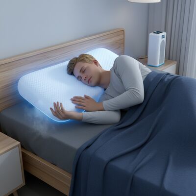 Almofada de Aquecimento Elétrico Ideal para Sonecas no Escritório e Sono, Proporcionando Ajuste de Temperatura Confortável e Experiência Aconchegante