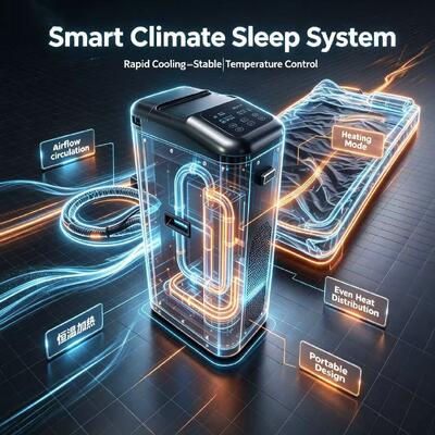Saco de dormir refrigerado de poliuretano com controlo de temperatura em duas zonas para viagens confortáveis de acampamento e de casa