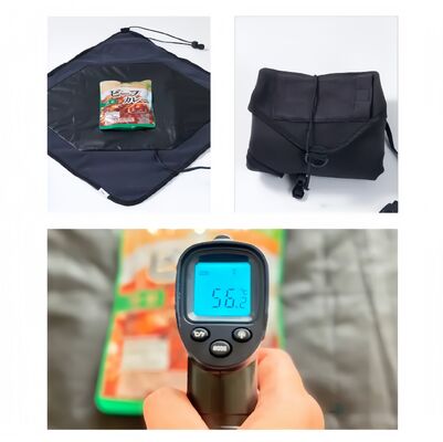 Saco de aquecimento de alimentos portátil auto-selado, saco de aquecimento reutilizável, adequado para macarrão instantâneo, curry e refeições prontas para comer