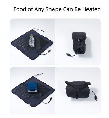 Saco de aquecimento de alimentos portátil auto-selado, saco de aquecimento reutilizável, adequado para macarrão instantâneo, curry e refeições prontas para comer