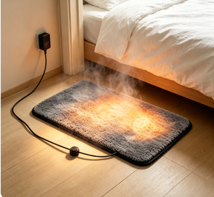 Drying Foot Mat Featuring Intelligent Temperature Control Overheat Protection and Anti Slip Design for Safe Comfortable