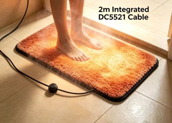 Drying Foot Mat Featuring Intelligent Temperature Control Overheat Protection and Anti Slip Design for Safe Comfortable