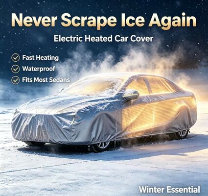 Capota de aquecimento para carro projetada para se ajustar perfeitamente aos compartimentos do motor do veículo, garantindo distribuição uniforme de calor e proteção