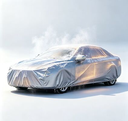 Capota de aquecimento para carro projetada para se ajustar perfeitamente aos compartimentos do motor do veículo, garantindo distribuição uniforme de calor e proteção