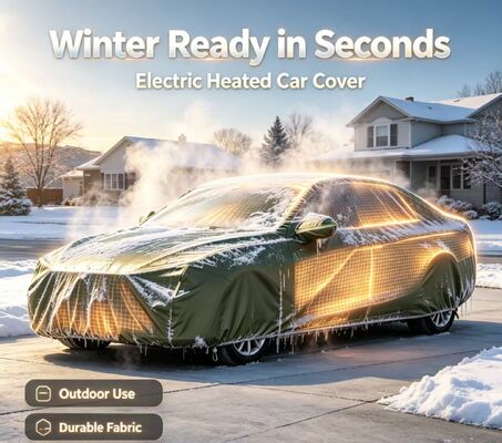 Capô de aquecimento do automóvel construído com materiais duráveis e fio de aquecimento que assegura uma excelente eficiência e proteção do aquecimento