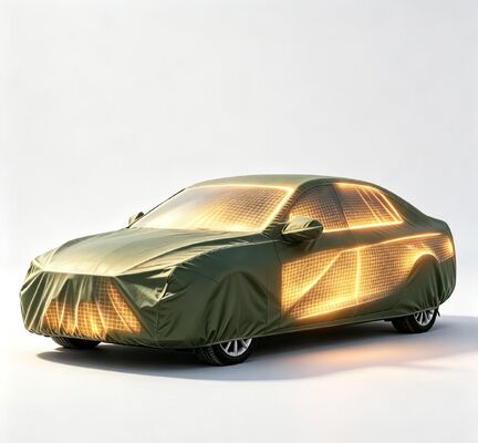 Capô de aquecimento do automóvel construído com materiais duráveis e fio de aquecimento que assegura uma excelente eficiência e proteção do aquecimento