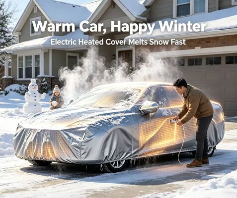 Capota de aquecimento de carro flexível com opções personalizáveis e serviços OEM, proporcionando aquecimento consistente e proteção do motor no inverno