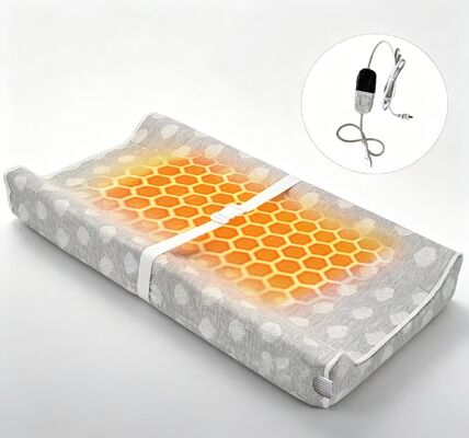 Pad de troca de fraldas aquecido personalizado, OEM ODM suportado.