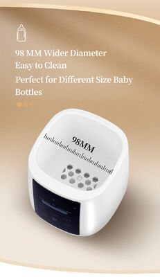 200W aquecedor de garrafa de bebê elétrico 30-65°C Controle de temperatura Proteção contra queima seca Desligamento automático aquecedor de leite para sacos de armazenamento de leite materno Garrafas de bebê de silicone de vidro PP