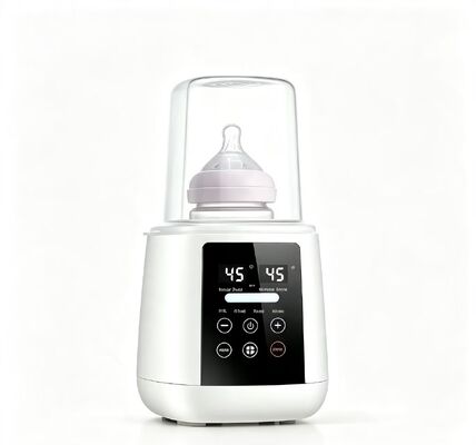 200W aquecedor de garrafa de bebê elétrico 30-65°C Controle de temperatura Proteção contra queima seca Desligamento automático aquecedor de leite para sacos de armazenamento de leite materno Garrafas de bebê de silicone de vidro PP