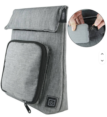 Solução de aquecimento de alimentos On-The-Go｜Aquecedor de almoço aquecido à prova d'água USB, removível para carregamento e totalmente lavável, à prova de vazamentos 3 níveis 50-59°C Calor para viagens, escola e piquenique ao ar livre