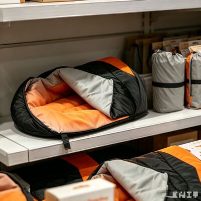 Saco de Dormir Aquecido Portátil Dobrável para Cães, Fácil de Transportar e Guardar, Temperatura Ajustável de 3 Níveis, Resistente à Água e Arranhões, Saco de Dormir para Animais de Estimação Certificado CE FCC ROHS