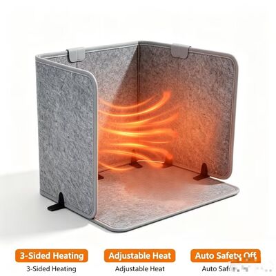 Aquecedor de Pés Elétrico com Almofada Aquecida, à Prova de Vento e Impermeável, Controle de Temperatura de 3 Velocidades, 53*97cm Personalizável, Placa de Aquecimento de 220V para Uso Doméstico e de Escritório no Inverno
